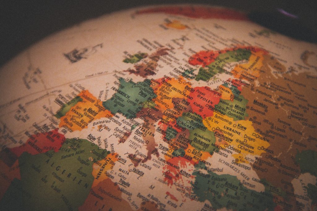 Europe map